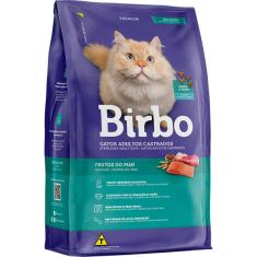 Ração Seca Birbo Frutos do Mar para Gatos Castrados - 15 Kg