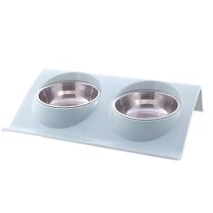 Comedouro e Bebedouro Para Cães e Gatos Filhote Tigelas Inox