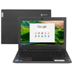 Chromebook Lenovo 100E 81Ma001tbr Intel Celeron - 4Gb 32Gb Emmc 11,6 C