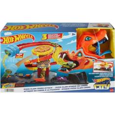 Hot Wheels Pista CITY Ataque de Cobra VS Pizzaria Mattel HTN81