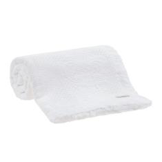 Colcha Solteiro Buddemeyer Medalhão 100% Algodão Branca, Branco, Solte