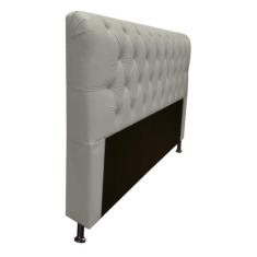 Cabeceira Estofada Lady Capitonê para Cama Box Queen Size 160cm Suede 