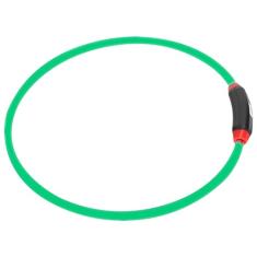 Coleira de Cachorro Iluminada, Brilha No Escuro Coleira de Cachorro LED Coleira de LED Recarregável USB Coleira de Animal de Estimação Brilhante para Cães Médios e Pequenos para