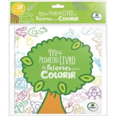 Livro - Meu primeiro livro de palavras para colorir - kit c/10 und.