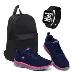 Tênis Ascension Ghost 2 + Mochila + Relógio Quadrado-Feminino