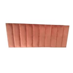Cabeceira Modulada Suede Rose 10 Módulos 20X60