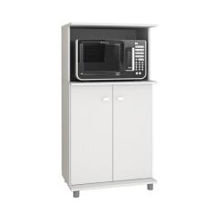 Balcão Multiuso Cozinha 2 Portas 61x116x39 cm Branco - Tecnomobili