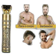 Máquina Barba e Cabelo Profissional Buda Dourado - Valecom