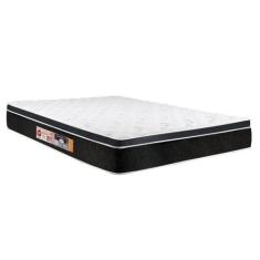 Colchão Casal Espuma D33 Black White AIR Euro Pillow (138x188x23) - Ca