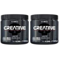 Kit Creatina Black Skull em Pó 150g sem Sabor - não definido