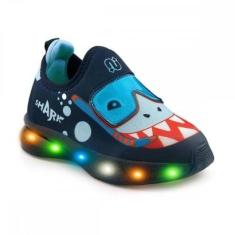 Tenis Novopé 32001274 3076 Led Infantil-Masculino