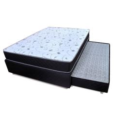Colchão Casal D33 + Cama Box Colchão Auxiliar Bicama De Espuma BF Colchões 138x188x48cm