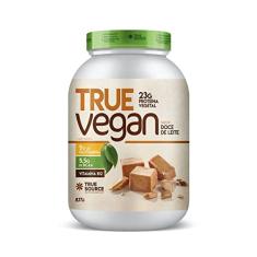 True Source True Vegan Proteína Vegetal - 837G Doce De Leite