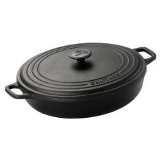 Paella Ferro Fundido Alça Ferro Tampa Ferro Santana 30 Cm