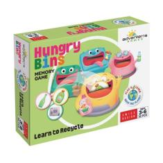 Adventerra Games - Hungry Bins Jogo de tabuleiro- Jogos Educativos para Crianças de 3 a 6 anos -Recursos de Aprendizagem -Jardim de Infância - Jogos d