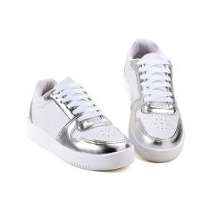 Tênis Parvaneh Feminino Casual Metalizado