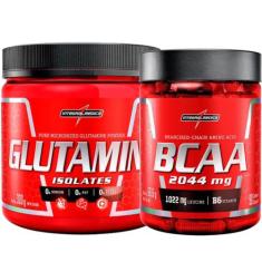 Bcaa 90 Caps + Glutamina Pura 300g Integralmedica