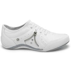 Tênis Feminino Kolosh Casual Calce Fácil Palmilha Gel Brilho