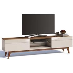 Rack Classic 2 Gavetas 2.2 Imcal 10875 Off White Freijó