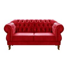 Sofá Fixo Duquesa Chesterfield 2 Lugares Namoradeira Classico Retrô - 