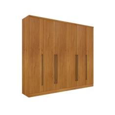 Guarda Roupa Casal Sevilla  6 Portas 8 Gavetas Tcil, Cinamomo