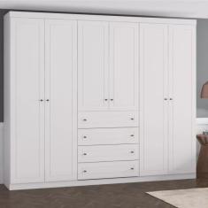 Guarda Roupa Casal Nova York 6 Portas 4 Gavetas Espresso Móveis
