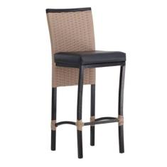 Banqueta Cannes em Alumínio Corda Náutica Para Edícula, Balcão, Mesa d