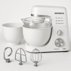 Batedeira Planetária Mondial BP-03W-2B com 12 Velocidades e 700W - Branca