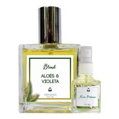 Perfume Aloés & Violeta 100ml Feminino - Blend de Óleo Essencial Natural + Perfume de presente
