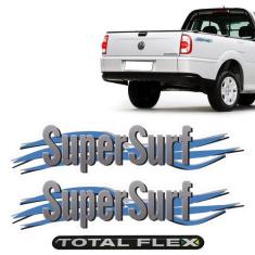 Kit Adesivos Saveiro Super Surf 03/08 + Emblema Total Flex - SPORTINOX