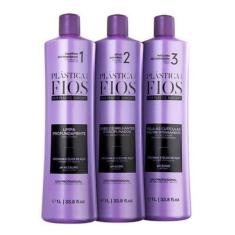 Kit Cadiveu Plástica dos Fios Progressiva 3x1L - Alisamento Perfeito