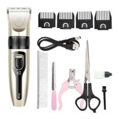 Maquina De Tosa Cães Gatos Recarregável Aparador Pelos Bn219 - PET Gro