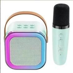 Caixa De Som Com Microfone Infantil Caixinha Bluetooth Sem Fio - Color