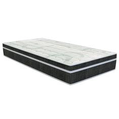 Colchão Solteirão Molas Bonnel Venezia Black Euro Pillow (96x203x24) - Orthoflex