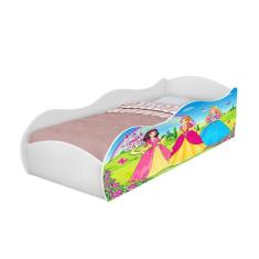 Cama carro móveis para quarto infantil meninas com colchão - DULLAR Mó