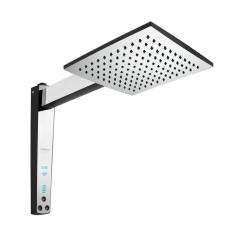 Chuveiro Acqua Century Digital Preto Cromado 220V Lorenzetti