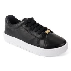 Tênis Feminino Casual Cano Baixo Flatform Confortável Leve-Feminino