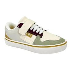 Tênis Klin Freestyle Kids 256117 Off White/Verde/Mel-Unissex