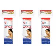 Apolo Algodão Disco Ziplock 35g (Kit C/03)