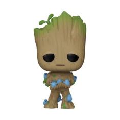 Funko Pop! Marvel: Eu Sou Groot, Groot com Grunds