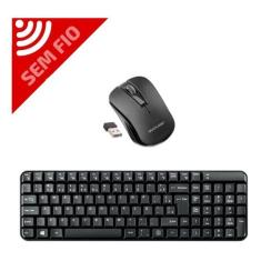 Teclado E Mouse Sem Fio Multilaser