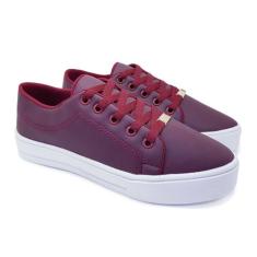 Tênis Feminino Casual Básico Sapatenis Leve Confortável K129 - FABRICA