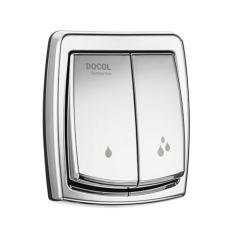 Acabamento para Válvula de Descarga Box Salvagua Bactéria Free Docol Cromado