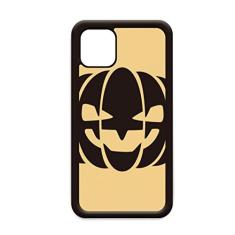 Capa de abóbora sorridente Halloween preta para iPhone 12 Pro Max para Apple Mini Mobile Case Shell