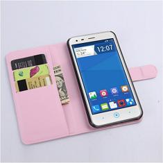 Capa para ZTE S6 Plus/S6 lux Carteira de Couro Flip Capa para ZTE S6 Plus/S6 lux Capa de Proteção de Telefone Capa com Design Simplificado