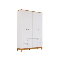 Guarda Roupa Retro Biscoito Permobili 04 portas MDF