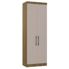 Módulo Guarda Roupa Eucamoveis Paris 2 Portas Avela/cinammon