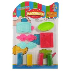 Brinquedo Massinhas + Forminhas Massinha Mágica - Jr Toys
