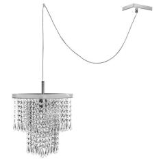 Lustre Pendente Cristal Acrilico Marrycrilic Com Deslocador - MARRYLUZ