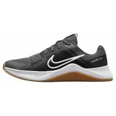 Nike Tênis masculino Cross Training Low, Cinza ferro/branco-preto-goma marrom médio, 45 EU
